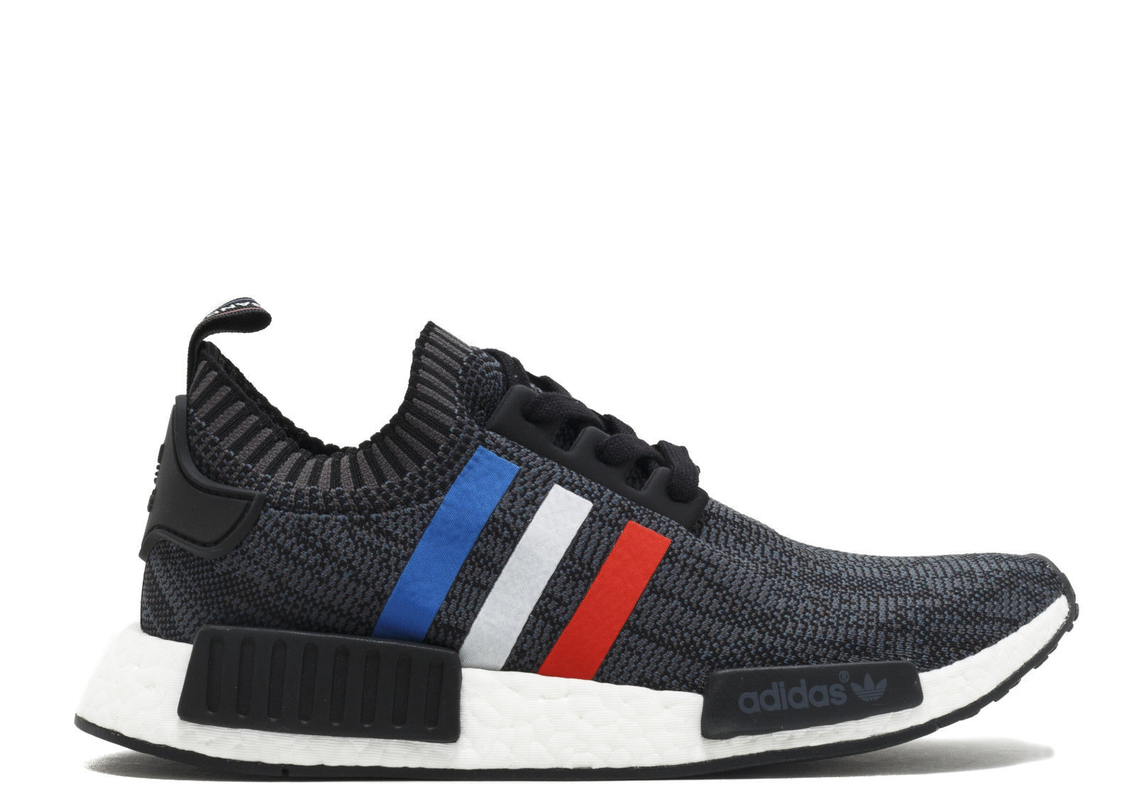 Adidas NMD R1 Primeknit "Tricolor Stripe Black"