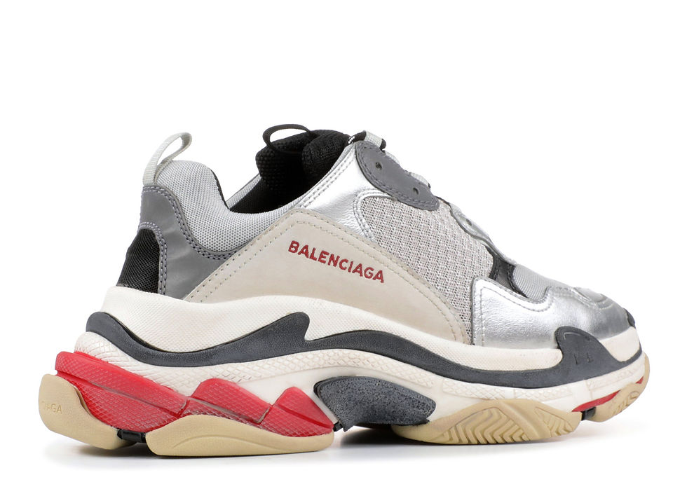 Thumbnail: Balenciaga Triple S "Silver Red"