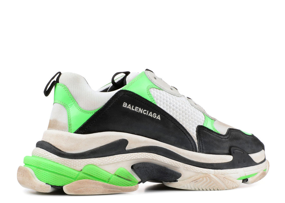 Thumbnail: Balenciaga Triple S "Mr. Porter Neon Green"