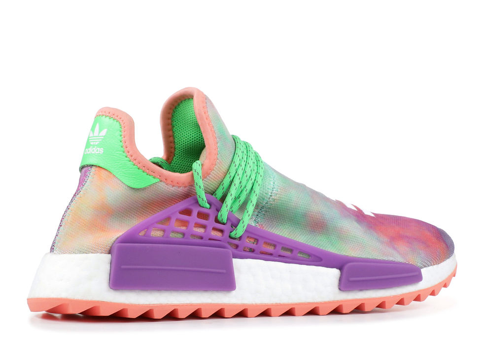Thumbnail: Adidas Human Race NMD Pharrell Trail "Holi Festival Chalk Coral"