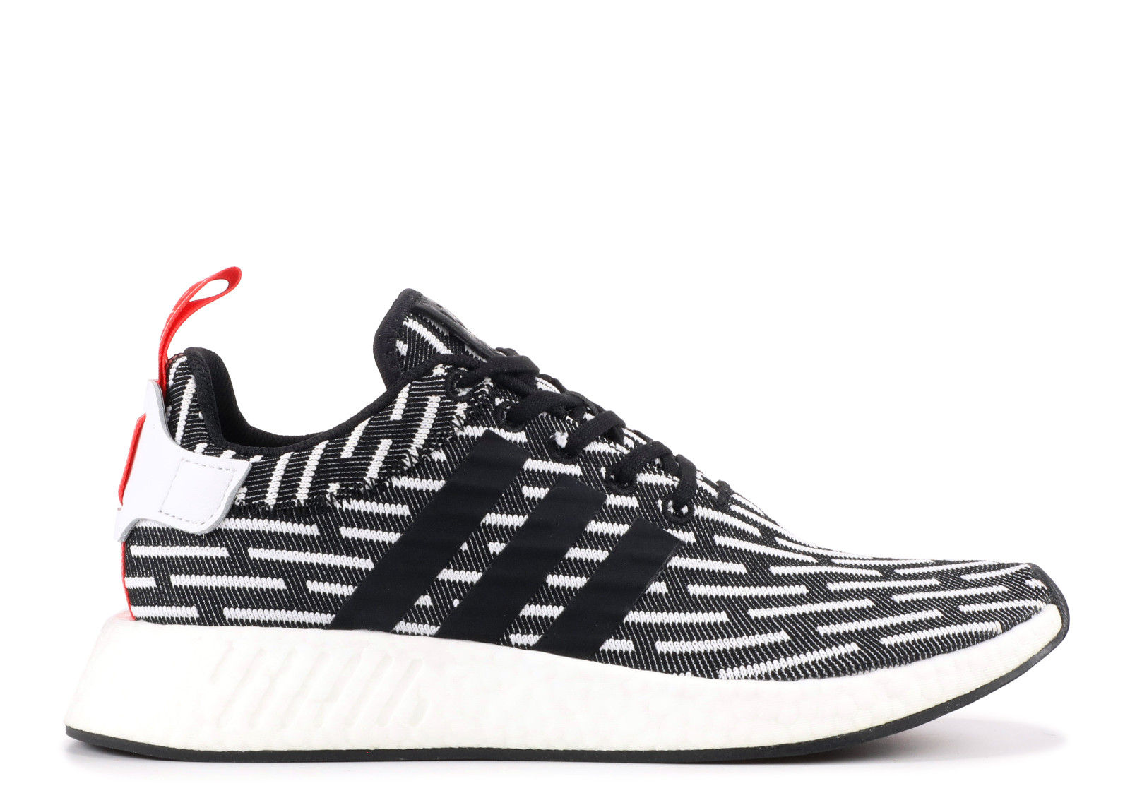 Adidas NMD R2 Primeknit "Black White"