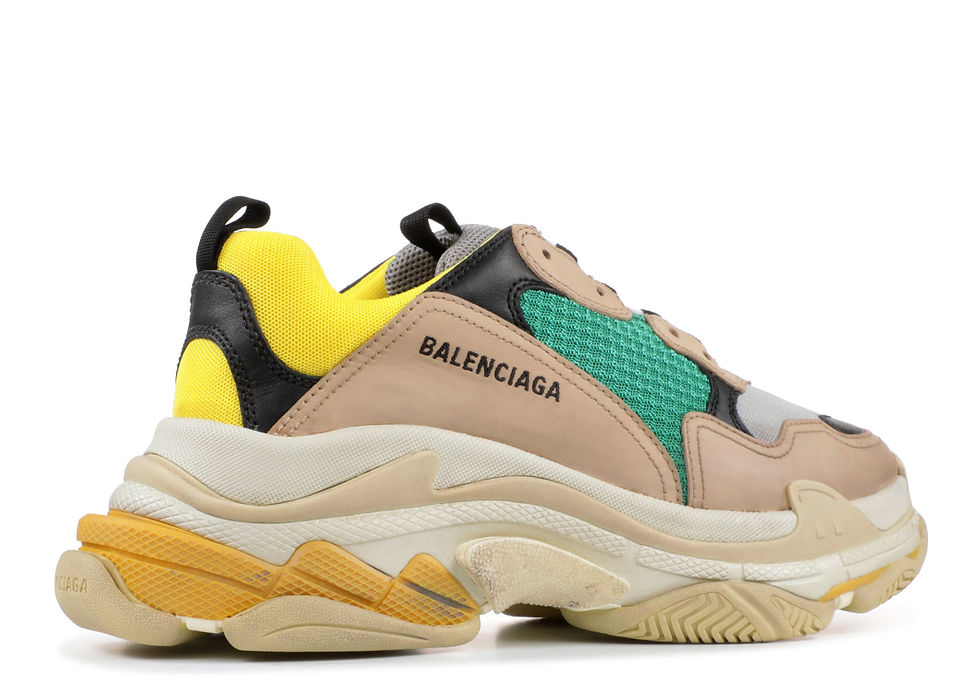 Thumbnail: Balenciaga Triple S "Beige Green Yellow"