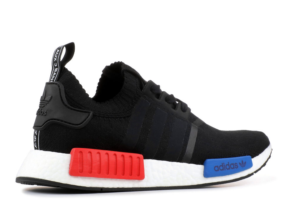Thumbnail: Adidas NMD R1 Primeknit "Core Black Lush Red"