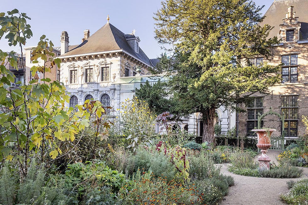 Kruidenwandeling  in de tuin van Rubens