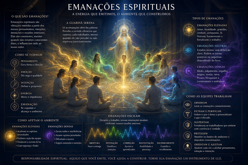 Emanações Espirituais No Trabalho 