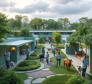 Green campus with modern veterinary faci