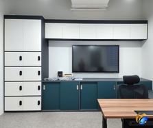 Yayasam mendaki office commercial custom carpentry by Cosmos Decor best carpenter and renovation contractor in singapore