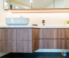 custom toilet carpentry renovation in Singapore by Cosmos Decor best carpenter and renovation contractor singapore