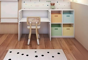 study table kids furniture carpentry service in Singapore by Cosmos Decor