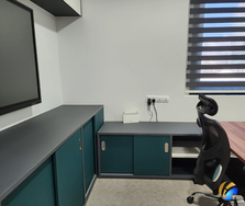 Yayasam mendaki office commercial custom carpentry by Cosmos Decor best carpenter and renovation contractor in singapore