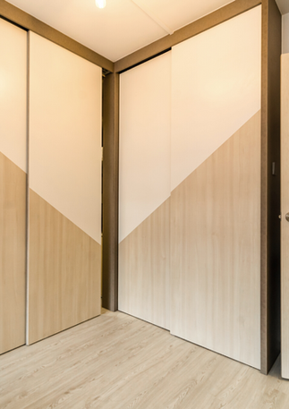 home renovation and bedroom wardrobe custom carpentry at 503 Canberra Link Sembawang