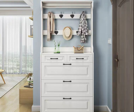 Custom italian hallway shoe cabinet by Cosmos Decor Renovation, custom carpentry and interior design in Singapore