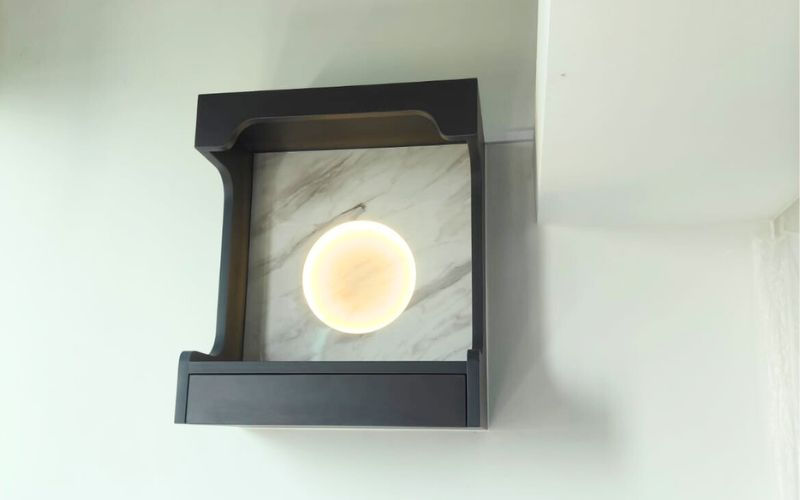 custom wall mounted altar cabinet by Cosmos Decor carpentry singapore