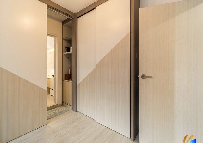 home renovation and bedroom wardrobe custom carpentry at 503 Canberra Link Sembawang