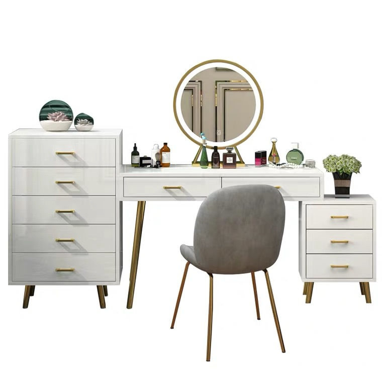 Light Luxury Dressing Table Big Storage