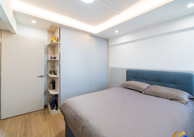 home renovation and bedroom wardrobe custom carpentry at 23 Sin Ming Road Bishan
