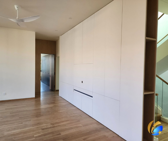 home renovation and bedroom wardrobe custom carpentry at Tai Hwan Grove Serangoon