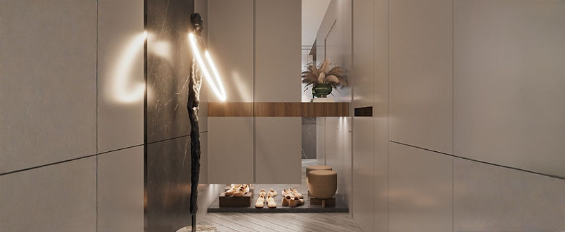 Hallway carpentry for custom shoe cabinet by Cosmos Decor renovation, Carpentry and interior design in Singapore