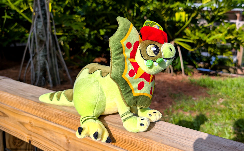 Thumbnail: Spitter the Baby Dilophosaurus Plush