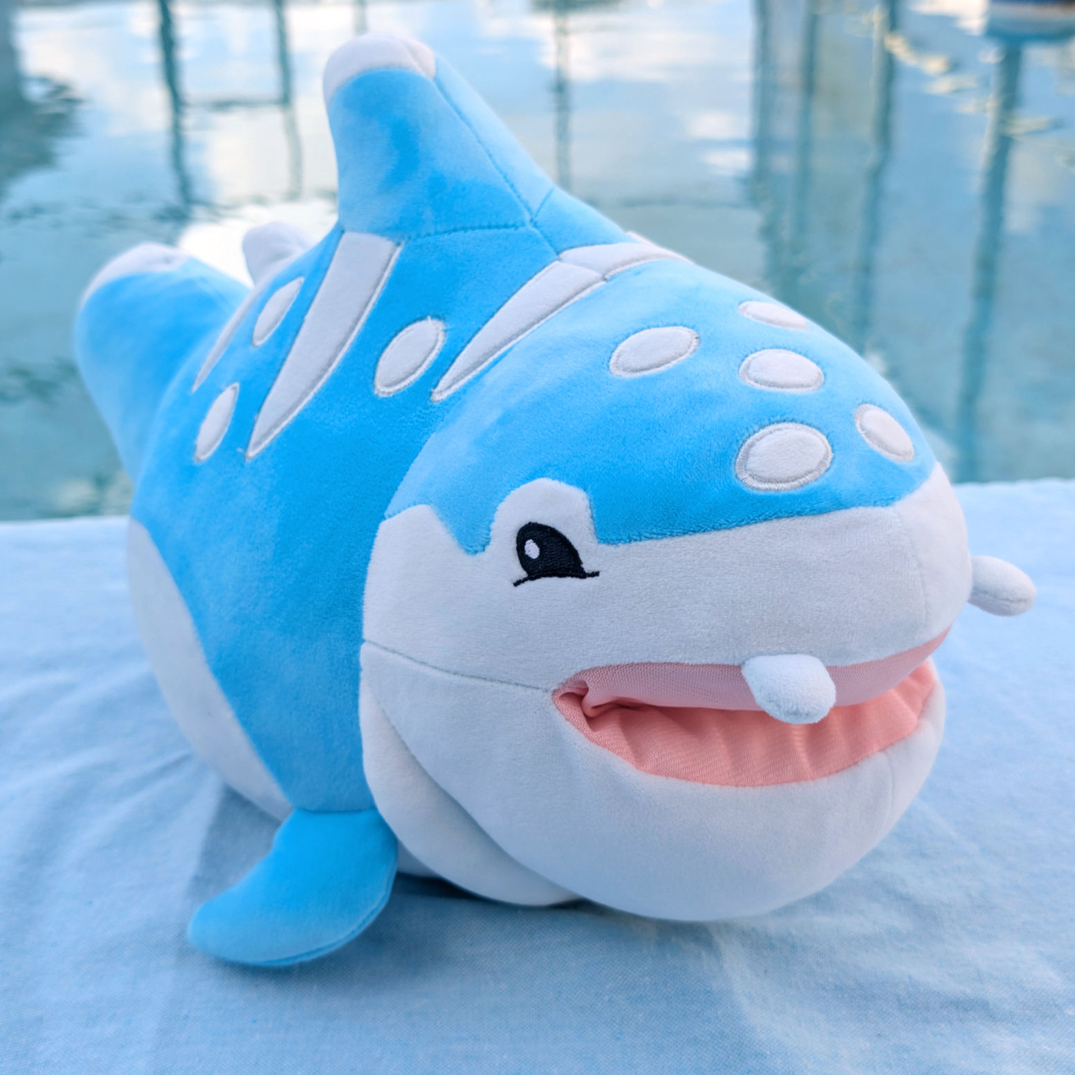 4 Pound BIG Weighted Whale Shark Plush
