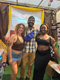Customers enjoying Endless Life Teas - Moringa and Soursop Tea Blends. 