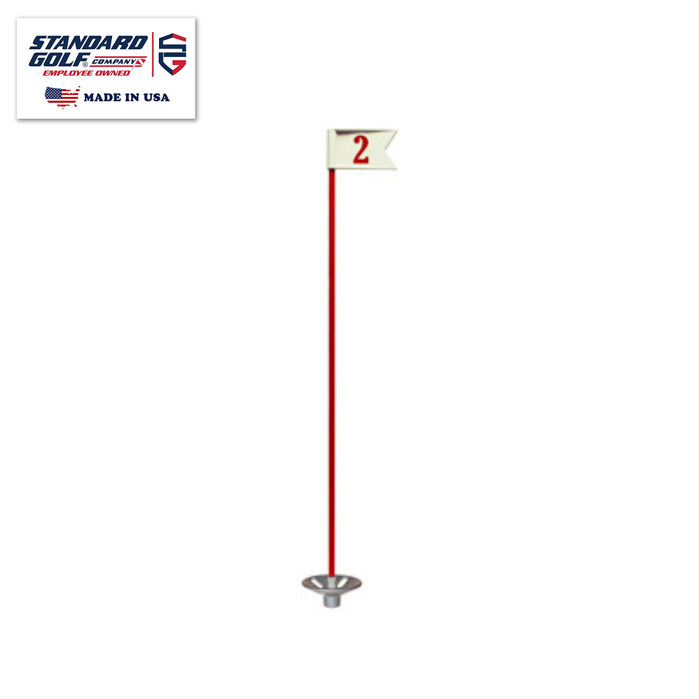 Standard Golf - NUMBERED PRACTICE GREEN PENNANT SETS