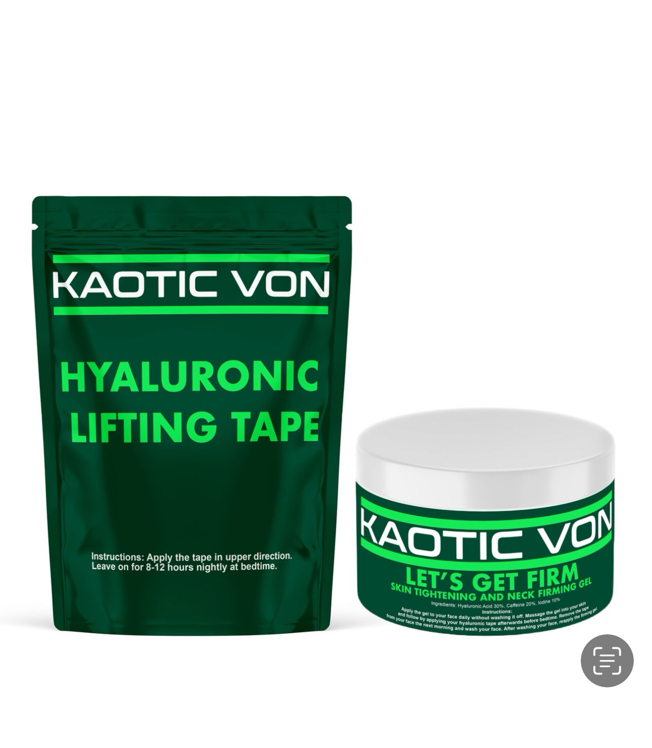 Hyaluronic Lifting Tape and Gel
