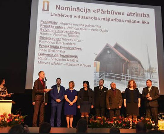 Gada balvas nominācija- Projektēšanas birojs "Namejs pluss" +371 63 025 630