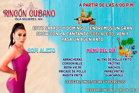 RinconCubanoIslaMujeresCubanFoodRestaura