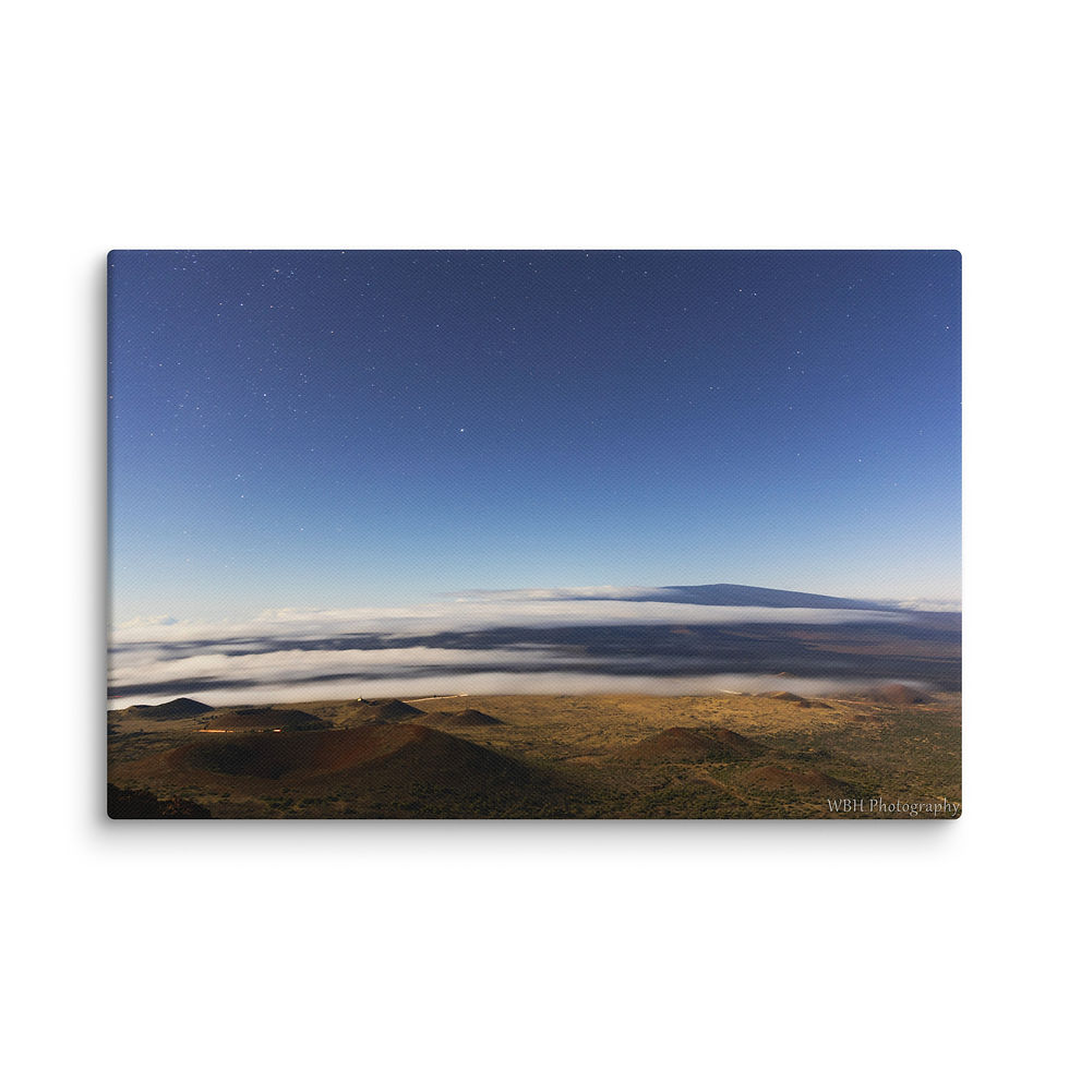Thumbnail: Volcanoes and Stars (Canvas)