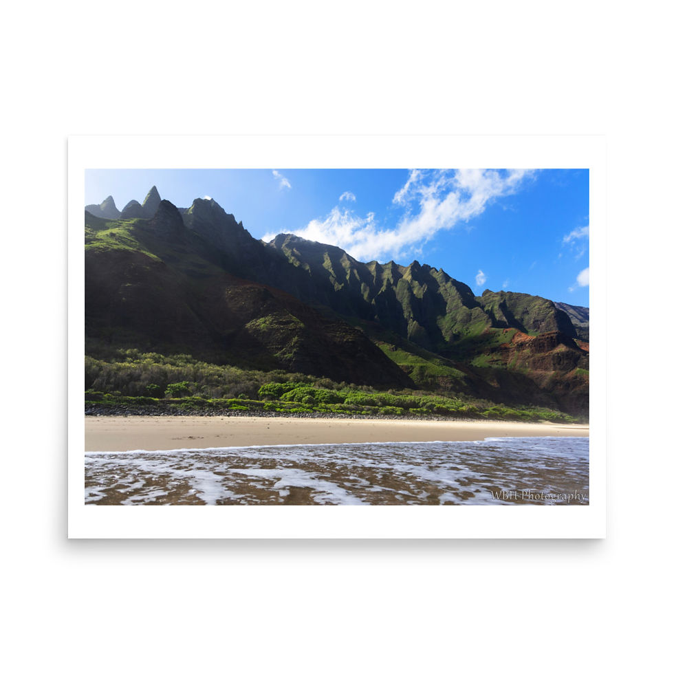 Thumbnail: Kalalau Beach (Glossy Print)