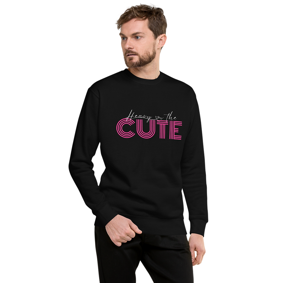Thumbnail: She Thinks She's Cute Unisex Premium Sweatshirt