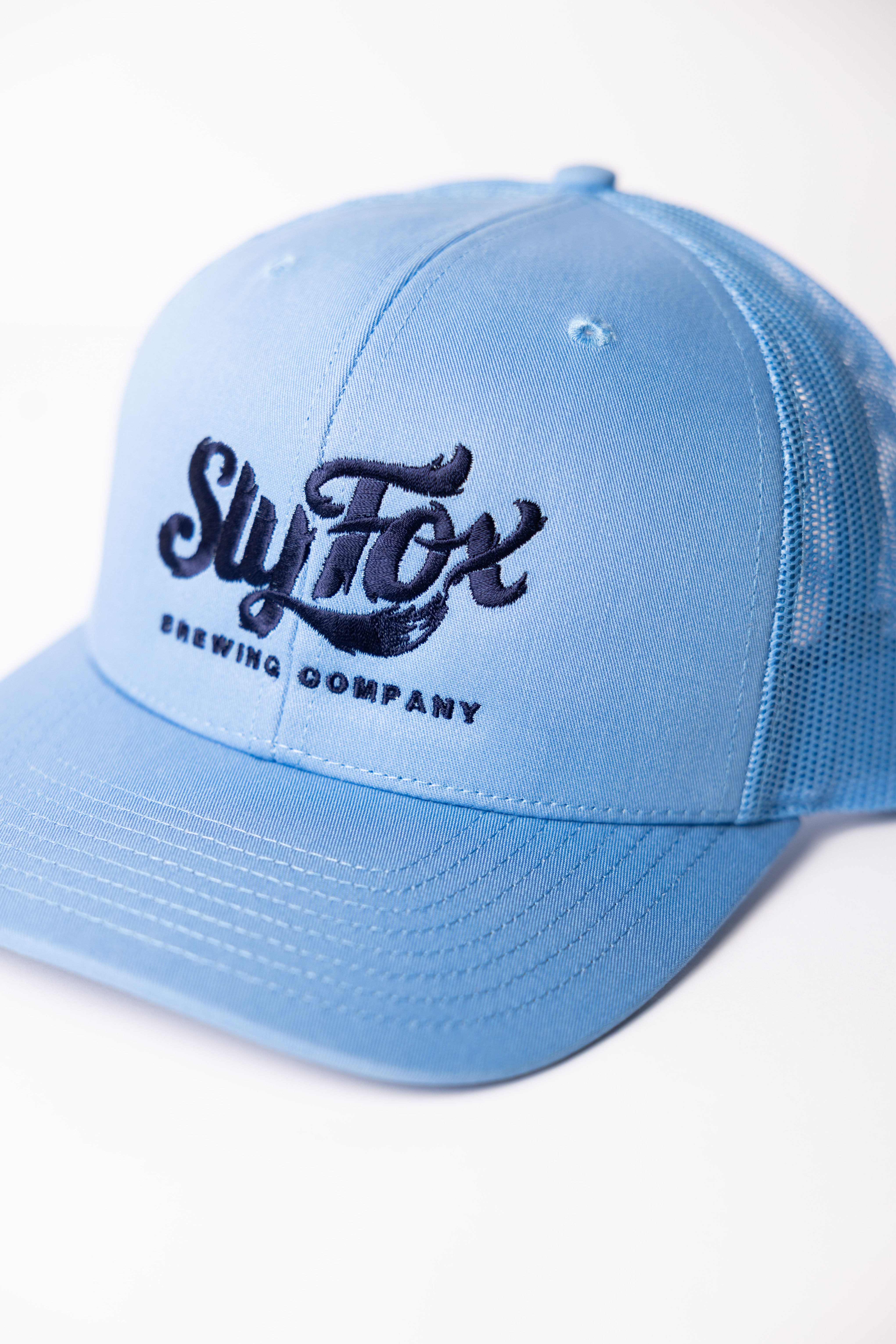 Sly Fox 2025 Mesh Back Hat Light Blue/Navy