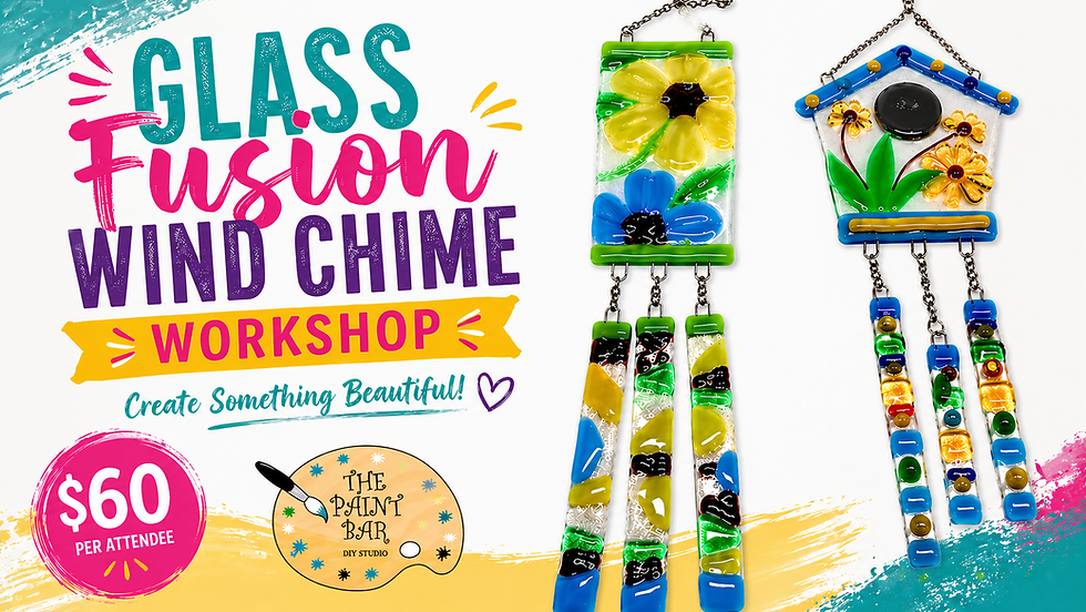 Glass Fusion Wind Chime Workshop | Barrie, Wasaga & Collingwood