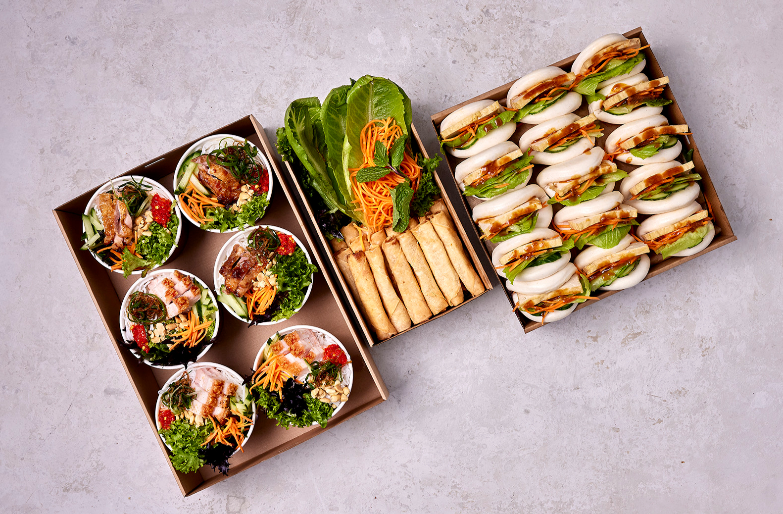 Arranged Food and Objects