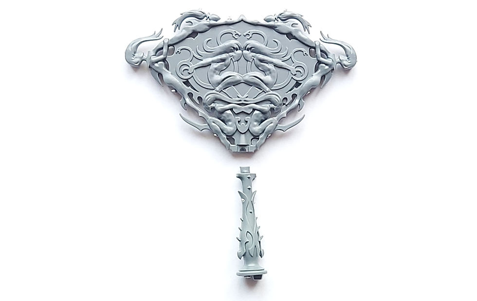 Thumbnail: Cauldron of Blood Mirror with Stand