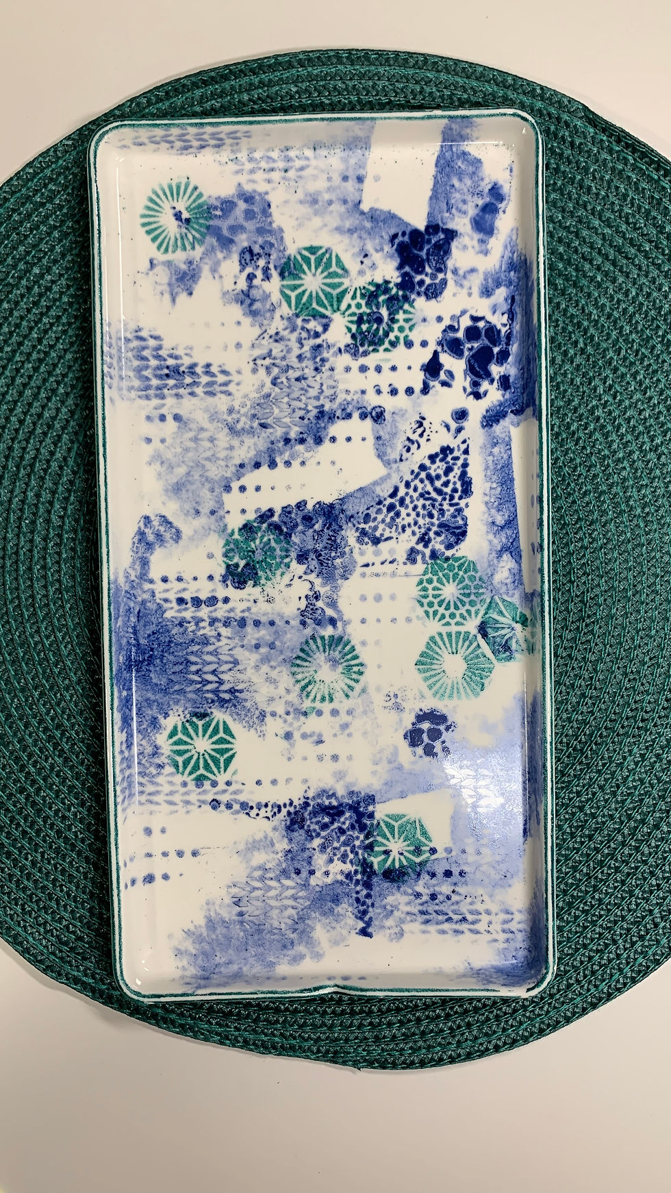 Miniature : 2 plats ( 30x16 cm) collection « Frénésie d’azur »