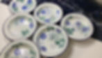 Miniature : 6 assiettes creuses florale 