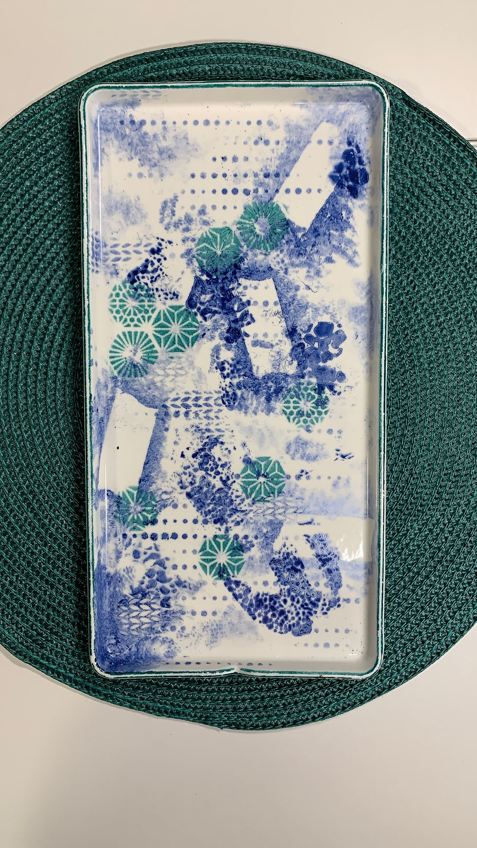 Miniature : 2 plats ( 30x16 cm) collection « Frénésie d’azur »