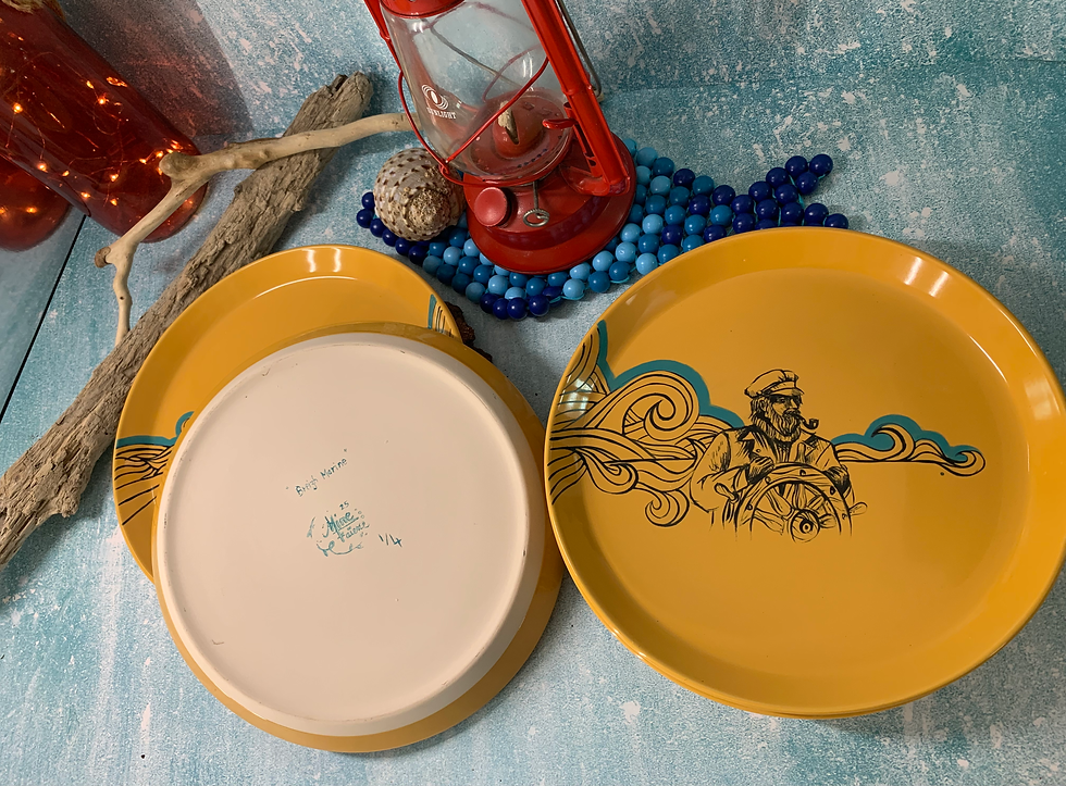 Miniature : 4 assiettes plates « breizh maine »