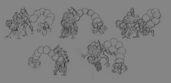 Really rough turn and action pose for Young Sam.