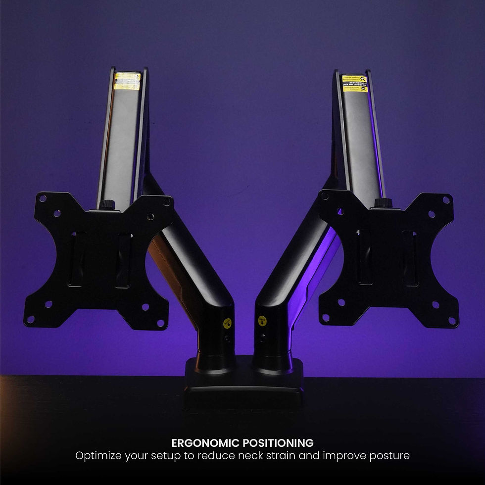 Thumbnail: Ryunix Nitto MAX2 | Dual Gas-Spring Monitor Arm