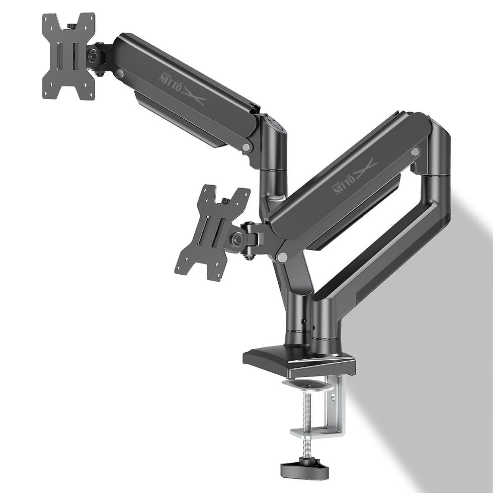Ryunix Nitto I MAX4 | Dual Gas Spring Monitor Arm