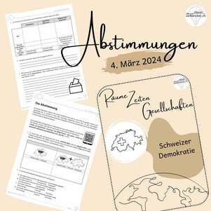 Unterrichtsmaterial Arbeitsblatt Arbeitsblätter Unterrichtsmaterialien Sekundarstufe 1 Sek I Lehrplan 21 Lehrplan21 LP21 clever-vorbereitet clever vorbereitet RZG Räume Zeiten Gesellschaften WAH Wirtschaft Arbeit Haushalt Abstimmungen AHV Abstimmung eidgenössisch eidgenössische