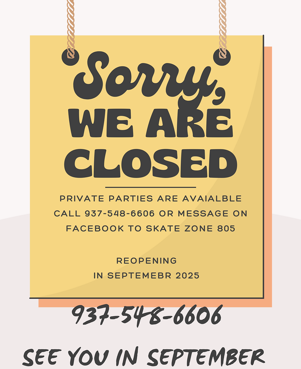 Beige Yellow Simple Sorry We Are Closed Poster (1).png