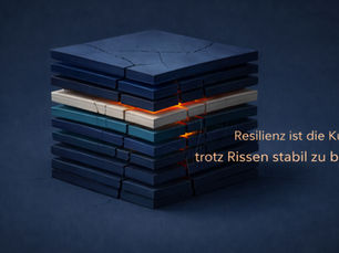 Resilienz ist die Kunst, trotz Rissen stabil zu bleiben