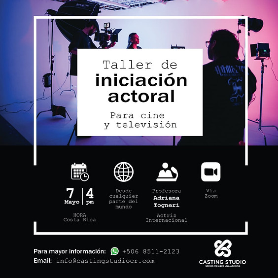 TALLER INTENSIVO DE ACTUACIÓN