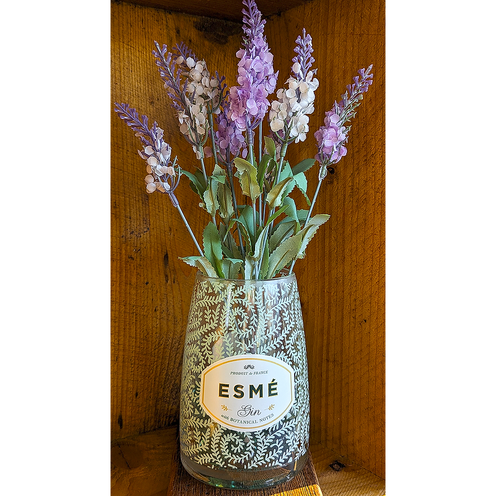 Vase from an Upcycled Esme Bottle
