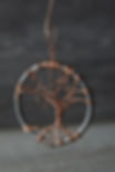 Tree of Life - Copper and Steel Wire Wrapped Pendent