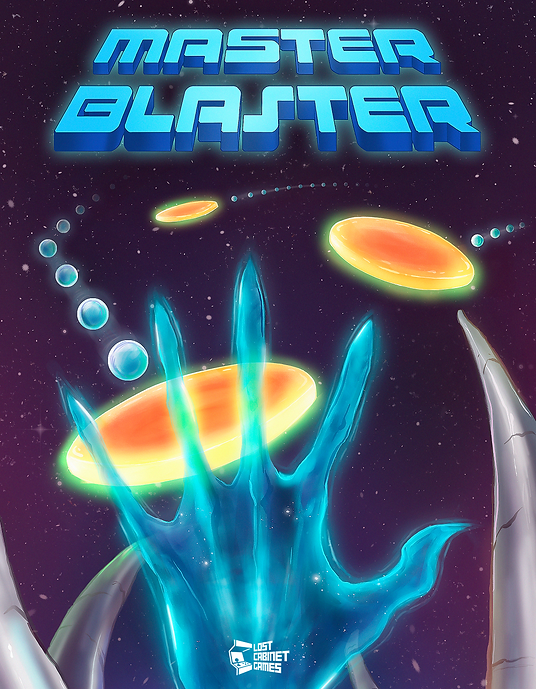 Master Blaster Lost Cabinet Games Poster Art Game Banner